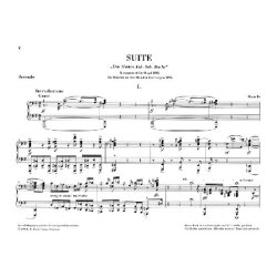 Max Reger: Suite e minor for Organ op. 16 - composers transcription for Piano four-hands (First Edition)