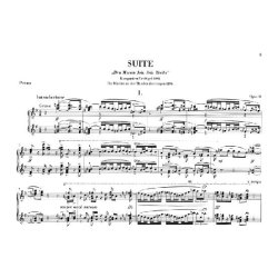 Max Reger: Suite e minor for Organ op. 16 - composers transcription for Piano four-hands (First Edition)