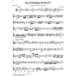 Wolfgang Amadeus Mozart: Quintet In E Flat Major KV 452