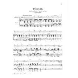 Felix Mendelssohn: Sonata for Piano and Violoncello D major op. 58