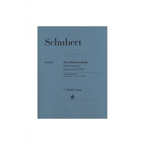 Franz Schubert: Three Piano Pieces - Impromptus - D946 Post. (Henle Urtext)