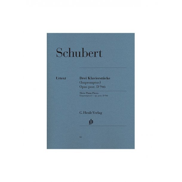 Franz Schubert: Three Piano Pieces - Impromptus - D946 Post. (Henle Urtext)