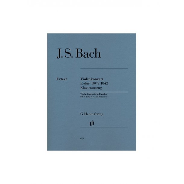 J.S. Bach: Concerto For Violin And Orchestra In E BWV 1042