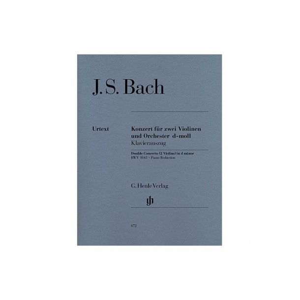 J.S.Bach: Double Concerto In D Minor BWV 1043 (Henle Urtext Edition)