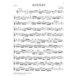 J.S.Bach: Double Concerto In D Minor BWV 1043 (Henle Urtext Edition)