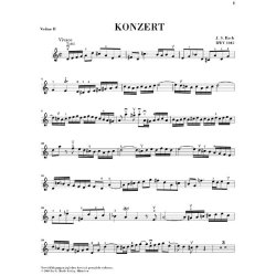 J.S.Bach: Double Concerto In D Minor BWV 1043 (Henle Urtext Edition)