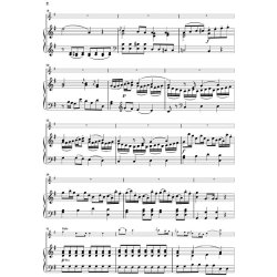 Wolfgang Amadeus Mozart: Concerto for Flute and Orchestra G major K.313 (Flute/Piano)