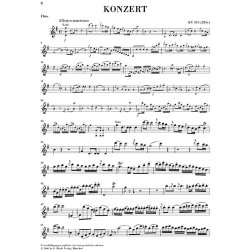 Wolfgang Amadeus Mozart: Concerto for Flute and Orchestra G major K.313 (Flute/Piano)