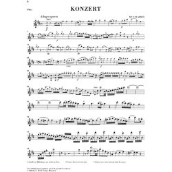 Wolfgang Amadeus Mozart: Concerto For Flute And Orchestra In D KV314 (Flute And Piano)
