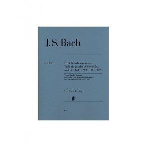 Johann Sebastian Bach: Sonatas for Viola da Gamba and Harpsichord BWV 1027-1029