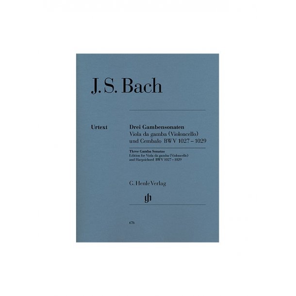Johann Sebastian Bach: Sonatas for Viola da Gamba and Harpsichord BWV 1027-1029