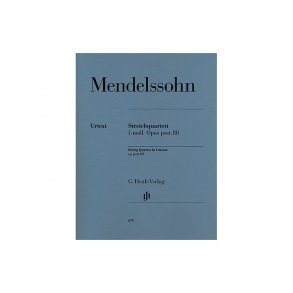 Felix Mendelssohn: String Quartet In F Minor Op. post. 80 (Parts)