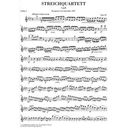 Felix Mendelssohn: String Quartet In F Minor Op. post. 80 (Parts)