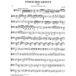 Felix Mendelssohn: String Quartet In F Minor Op. post. 80 (Parts)