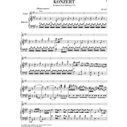 Wolfgang Amadeus Mozart: Violin Concerto no. 5 A major K. 219