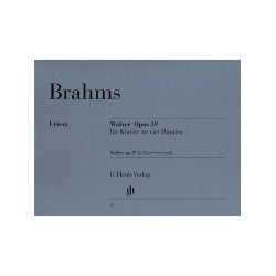 Johannes Brahms: Waltzes Op.39 - Piano Duet (Urtext Edition)