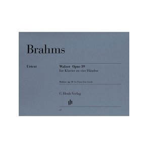 Johannes Brahms: Waltzes Op.39 - Piano Duet (Urtext Edition)