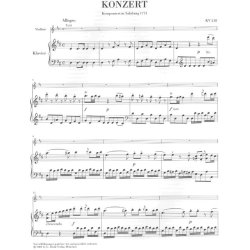 Mozart: Violin Concerto No 4 D K218 - Piano Score (Henle Urtext Edition)