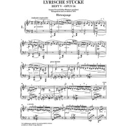 Edvard Grieg: Lyric Pieces Volume 5 Op.54