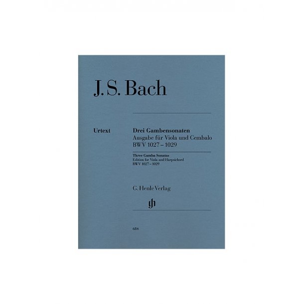 Johann Sebastian Bach: Sonatas for Viola da Gamba and Harpsichord BWV 1027-1029