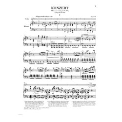 Pyotr Ilyich Tchaikovsky: Violin Concerto Op. 35 (Violin and Piano)