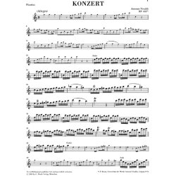 Antonio Vivaldi: Concerto for Flautino (Recorder/Flute) and Orchestra C major op. 44, 11 RV 443