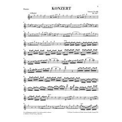 Antonio Vivaldi: Concerto for Flautino (Recorder/Flute) and Orchestra C major op. 44, 11 RV 443