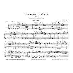 Johannes Brahms: Hungarian Dances WoO 1