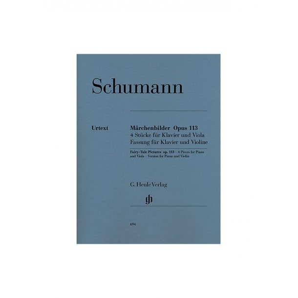 Robert Schumann: Fairy-Tale Pictures For Violin And Piano Op.113