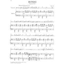 Antonn Dvork: Rondo Fur Violoncello Und Klavier Op. 94