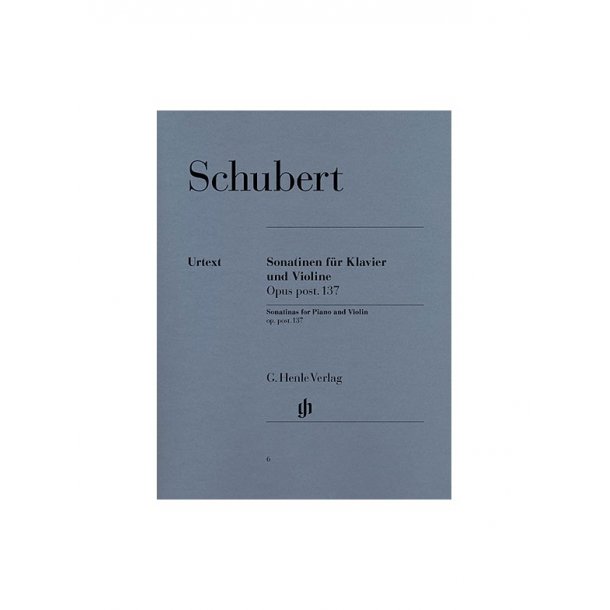 Franz Schubert: Violin Sonatinas Op.137 (Urtext Edition)