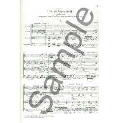 Alban Berg: String Quartet Op. 3