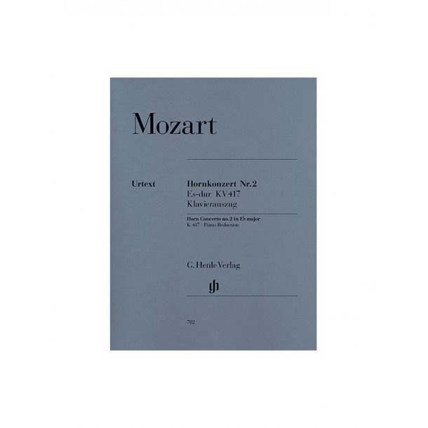 W.A. Mozart: Horn Concerto No.2 In E Flat K.417 (Horn/Piano)