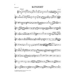Wolfgang Amadeus Mozart: Concerto for Horn and Orchestra No. 3 E flat major KV 447 (with parts in E flat and F)