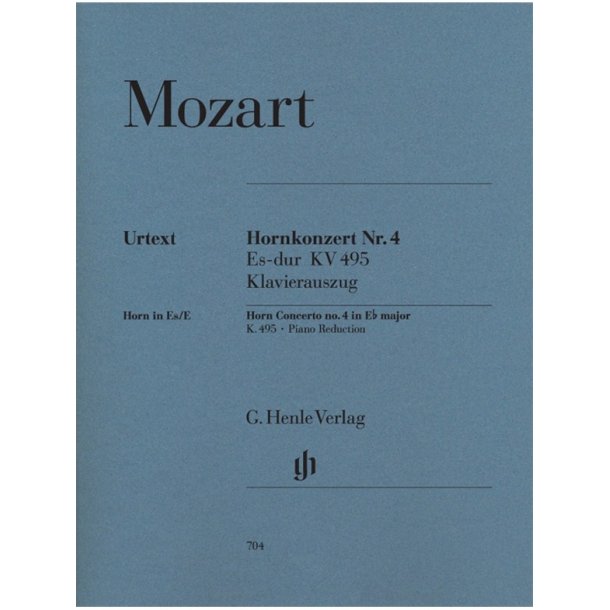 Wolfgang Amadeus Mozart: Concerto for Horn and Orchestra no. 4 Eb major K. 495