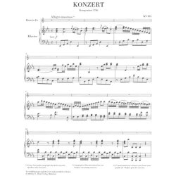 Wolfgang Amadeus Mozart: Concerto for Horn and Orchestra no. 4 Eb major K. 495