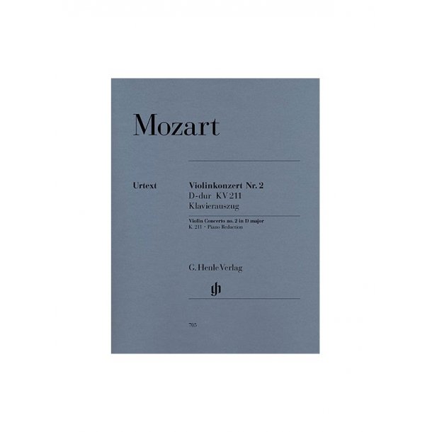 W.A. Mozart: Violin Concerto No.2 In D K.211 (Violin/Piano)