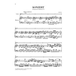 W.A. Mozart: Violin Concerto No.2 In D K.211 (Violin/Piano)