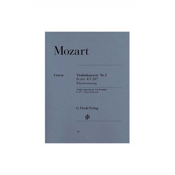 W.A. Mozart: Violin Concerto No.1 B Flat K.207 (Violin/Piano)