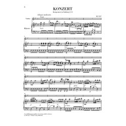 W.A. Mozart: Violin Concerto No.1 B Flat K.207 (Violin/Piano)