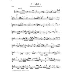 Wolfgang Amadeus Mozart: Single Movements for Violin and Orchestra K. 261, 269 and 373