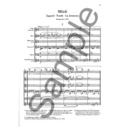 Leos Jan&aacute;cek: Ml&aacute;d&iacute; (Youth) - Suite For Wind Instruments (Study Score)