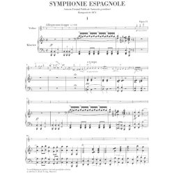 Edouard Lalo: Symphonie Espagnole For Violin And Orchestra D Minor Op. 21