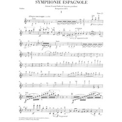 Edouard Lalo: Symphonie Espagnole For Violin And Orchestra D Minor Op. 21