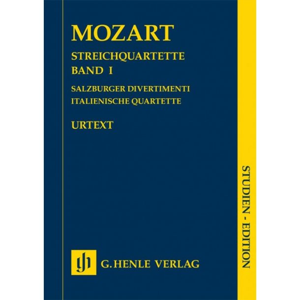 String Quartets Volume 1 : Italian Quartets, Salzburg Divertimenti