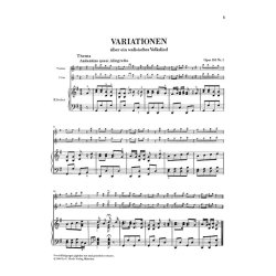 Ludwig Van Beethoven: Variations On Folk Songs Op.105 And 107 (Urtext Edition)