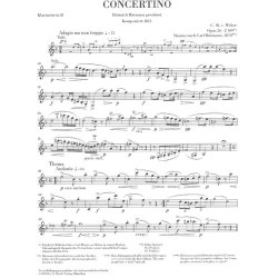 Carl Maria von Weber: Concertino op. 26 for Clarinet and Orchestra