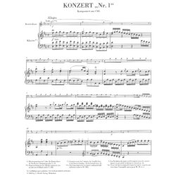 Franz Anton Hoffmeister: Concerto "No. 1" for Double Bass and Orchestra (with Violin obbligato)