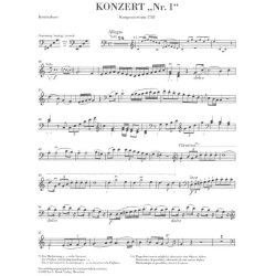 Franz Anton Hoffmeister: Concerto "No. 1" for Double Bass and Orchestra (with Violin obbligato)