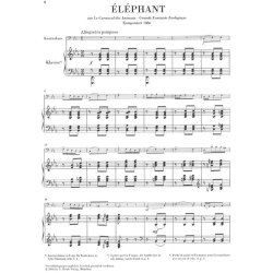 Camille Saint-Saens: Elephant - The Carnival Of The Animals (Double Bass/Piano)